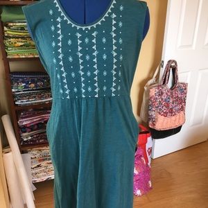 Garnet Hill organic Cotton Knit Dress